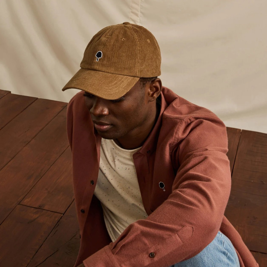 Casquette en Velours Côtelé Faguo  Homme CAP Camel Cloane Vannes CAM00