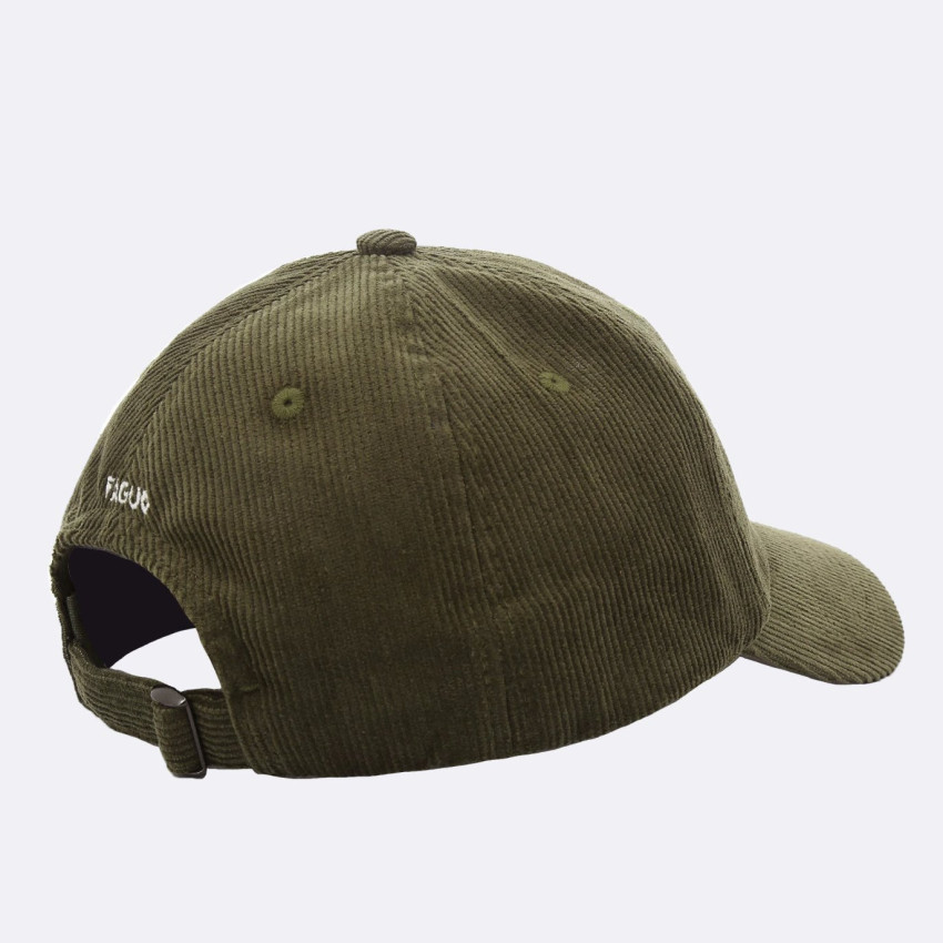 Casquette en Velours Côtelé Faguo  Homme CAP Kaki Cloane Vannes KAK00