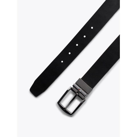 Ceinture en Cuir Réversible Tommy Hilfiger Homme DENTON REV 3.5 Noir Cloane Vannes AM0AM12549 0HD