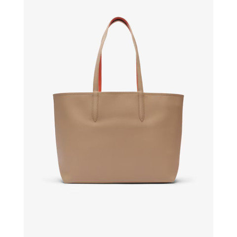Sac Femme à Main Réversible Lacoste ANNA Beige et Orange Cloane Vannes NF2142AA N88