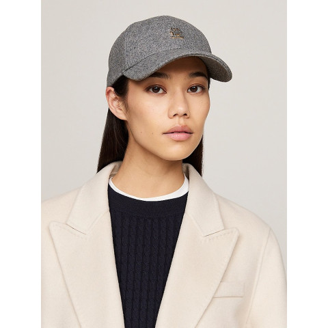 Casquette Femme Tommy Hilfiger MONOGRAM Gris Cloane Vannes AW0AW16620