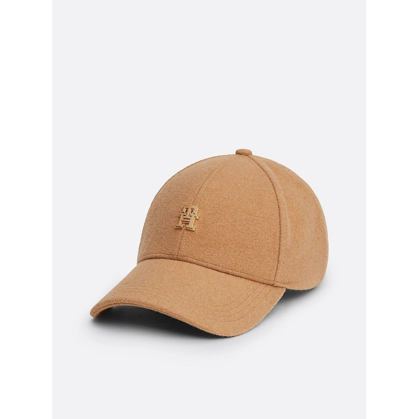 Casquette Femme Tommy Hilfiger MONOGRAM Camel Cloane Vannes AW0AW16620