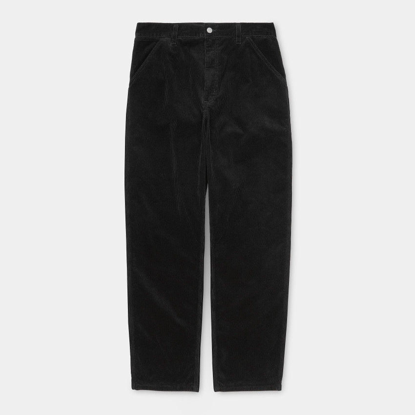 Pantalon en Velours Carhartt Wip Homme SIMPLE PANT Noir Cloane Vannes I027217