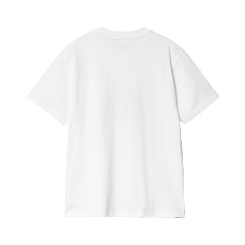 T-Shirt Carhartt Wip Femme PUDDING Blanc Cloane Vannes I034435 02