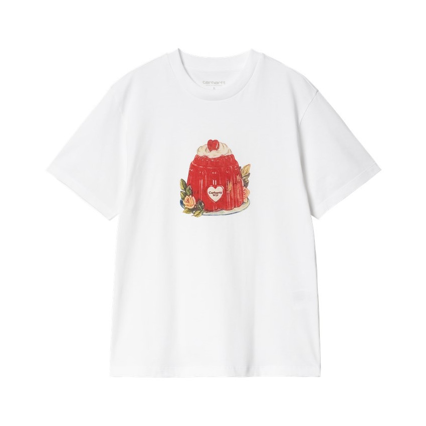 T-Shirt Carhartt Wip Femme PUDDING Blanc Cloane Vannes I034435 02