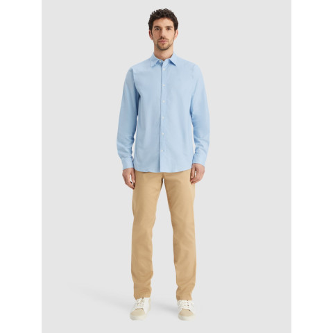 Chemise Homme OXFORD Bleu Ciel ou Blanc