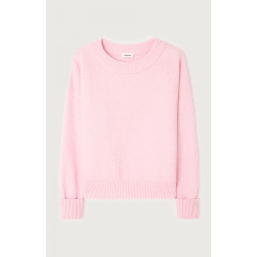 Pull Femme American Vintage VITOW Rose Clair Cloane Vannes VITO18EE25