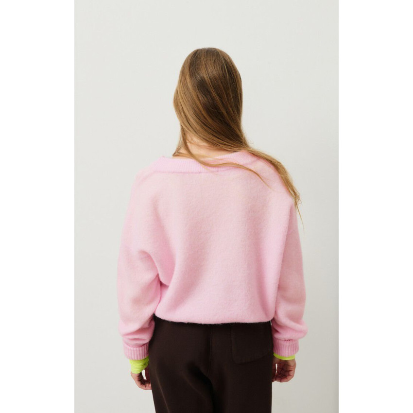 Pull Femme American Vintage VITOW Rose Clair Cloane Vannes VITO18EE25