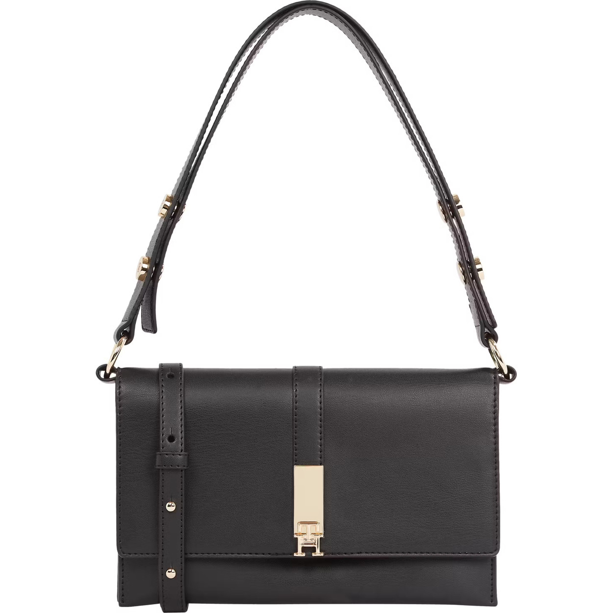 TOMMY HILFIGER Sac à Main Femme HERITAGE SHOULDER Noir E-Shop