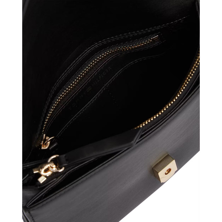 Sac à Main Femme Tommy Hilfiger HERITAGE SHOULDER Noir Cloane Vannes AW0AW16893 BDS