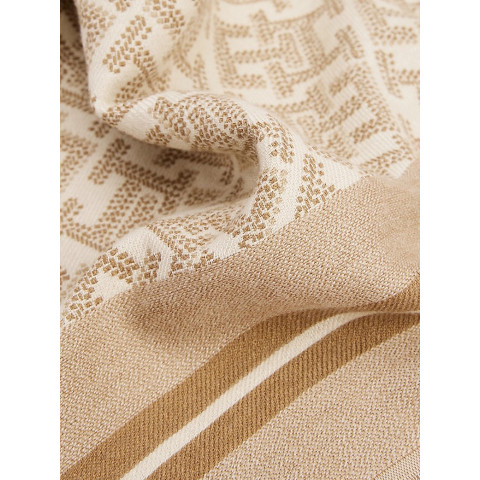 Foulard Femme Tommy Hilfiger MONOPLAY JACQUARD Marron Cloane Vannes AW0AW16856 RBC