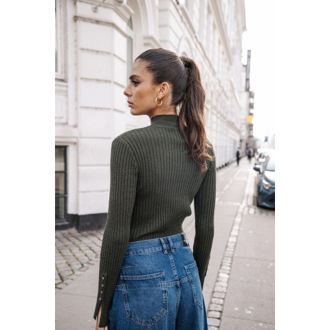 Pull Femme Freeman T Porter PRYMA LUREX Vert Foncé Cloane Vannes 2440713A