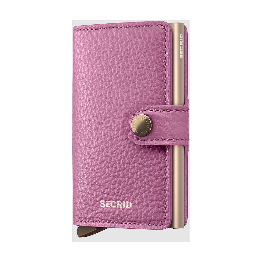 Porte Cartes Secrid MINIWALLET PEBBLE Rose Cloane Vannes MPE-ORCHID