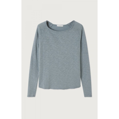 T-Shirt Manches Longues American Vintage Femme SONOMA Gris Cloane Vannes SON31GE25