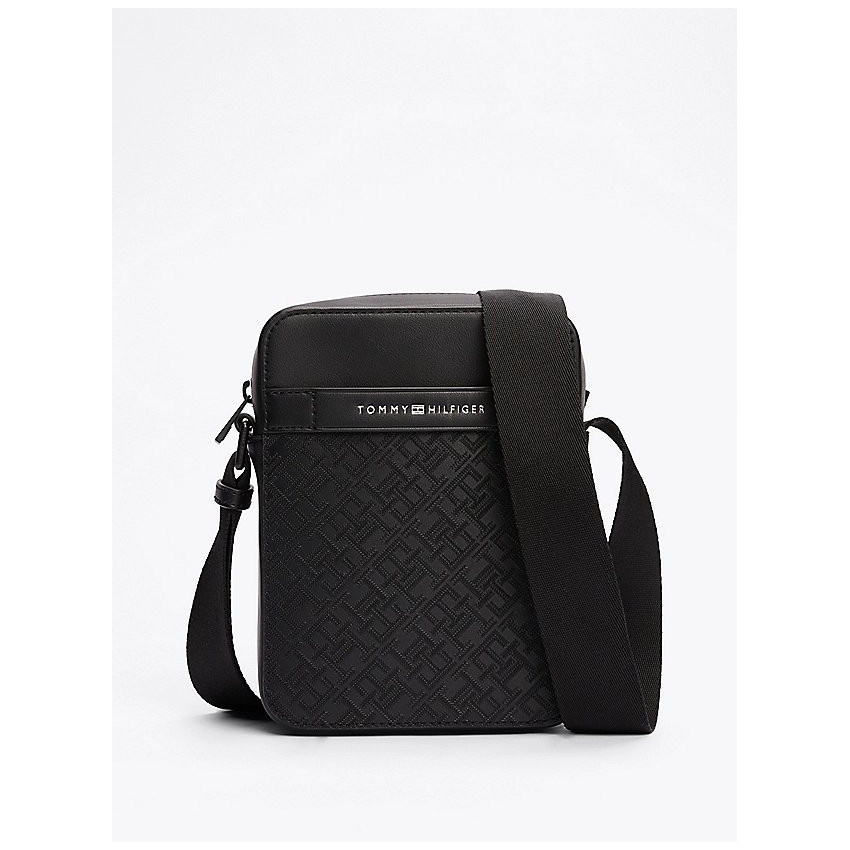 Sacoche Tommy Hilfiger Homme REPORTER Noir Cloane Vannes AM0AM13307 BDS