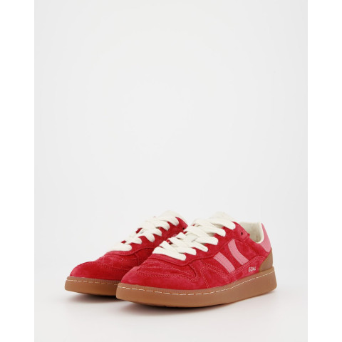 Baskets en Daim Coolway Femme GOAL Rouge Cloane Vannes 7694931