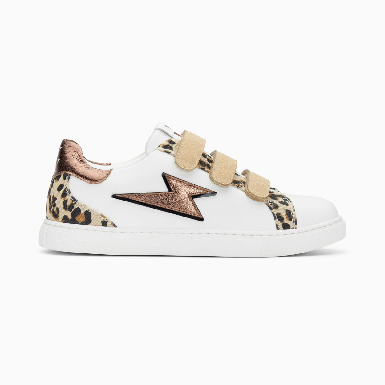 VANESSA WU Baskets Femme SADIE Leopard et Bronze E-Shop CLOANE