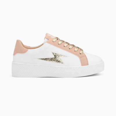 Baskets Femme Vanessa Wu MILIE Rose et Or Cloane Vannes BK2761