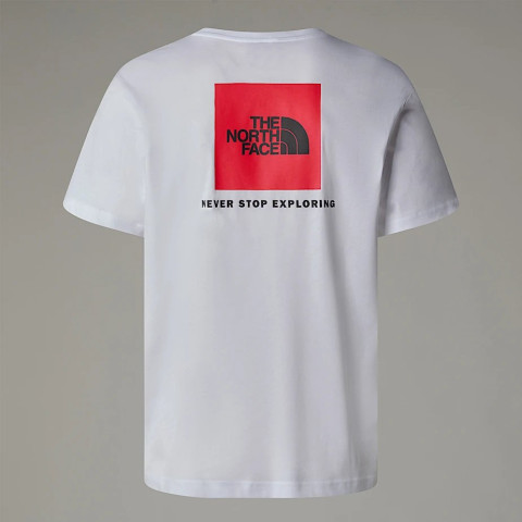 T-Shirt The North Face Homme REDBOX Blanc Cloane Vannes NF0A87NP