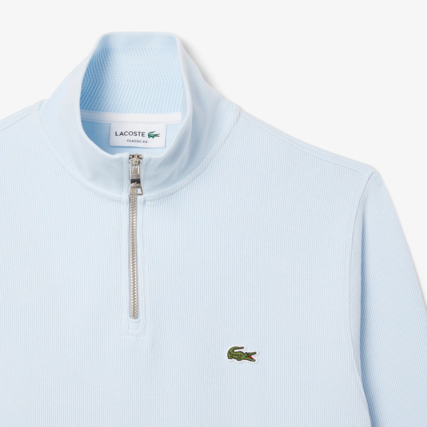 Pull Homme Lacoste DEMI ZIP Bleu Ciel Cloane Vannes SH1927