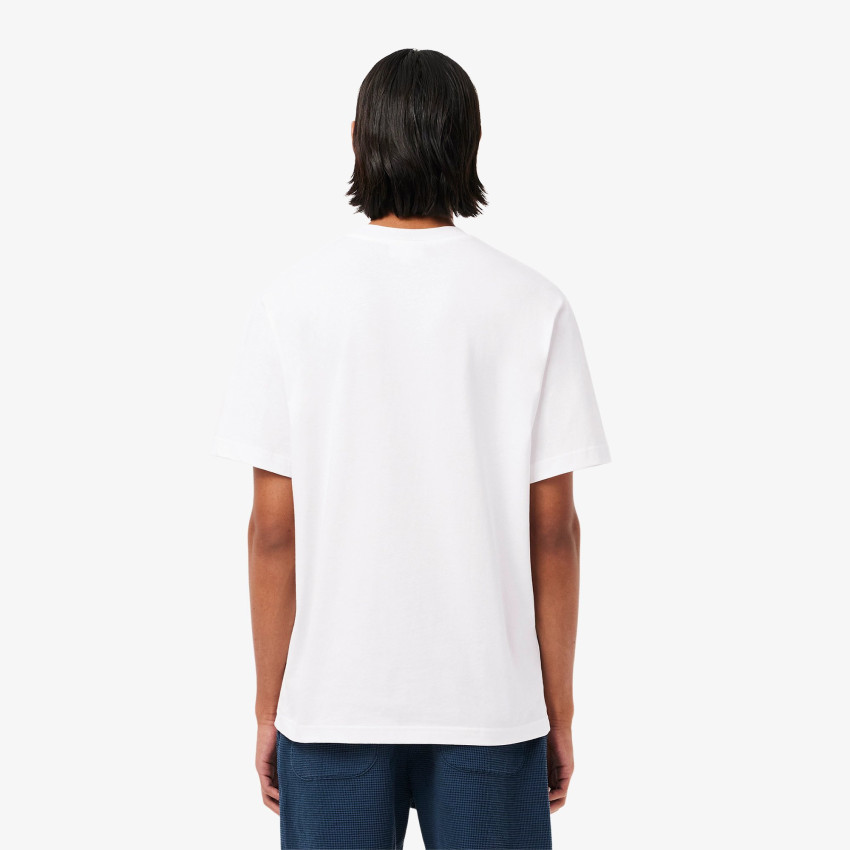 T-Shirt Homme Lacoste REGULAR Blanc Cloane Vannes TH7318 001