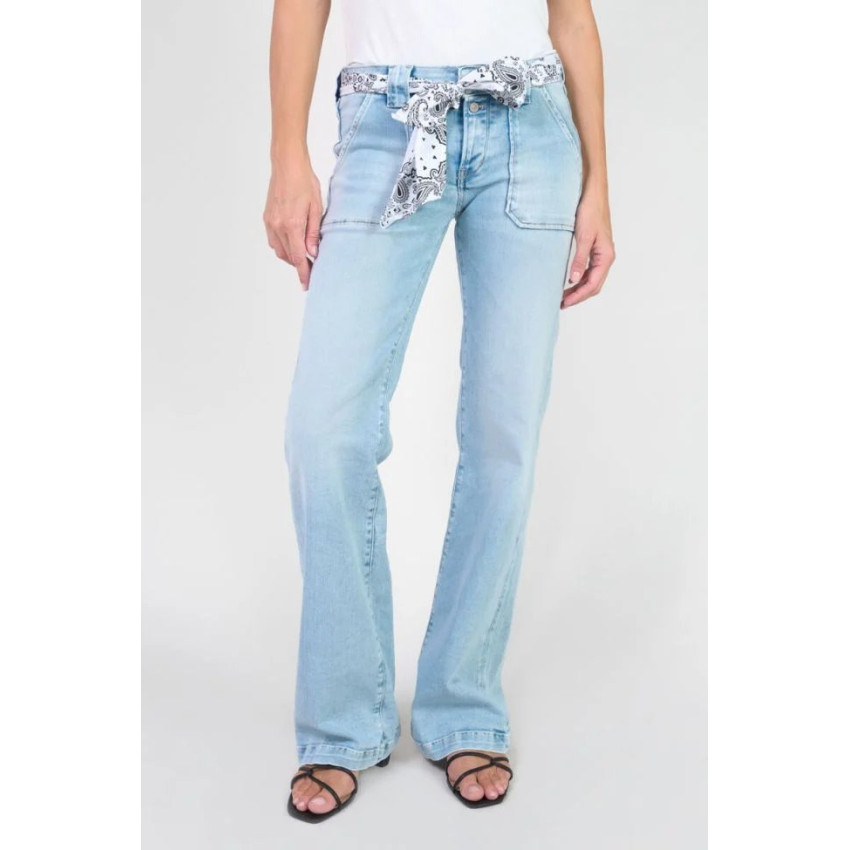 Jean Femme Le Temps des Cerises FLARE Denim Light Cloane Vannes JFFLARE0W3172 3001