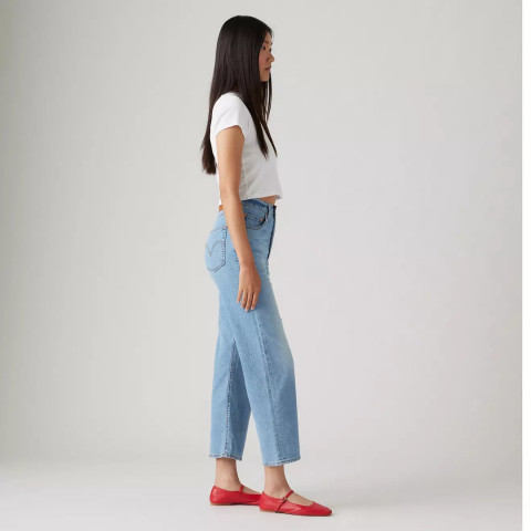 Jean Femme Levi's RIBCAGE ANKLE Denim Light Cloane Vannes 72693 0229 COOL WINN