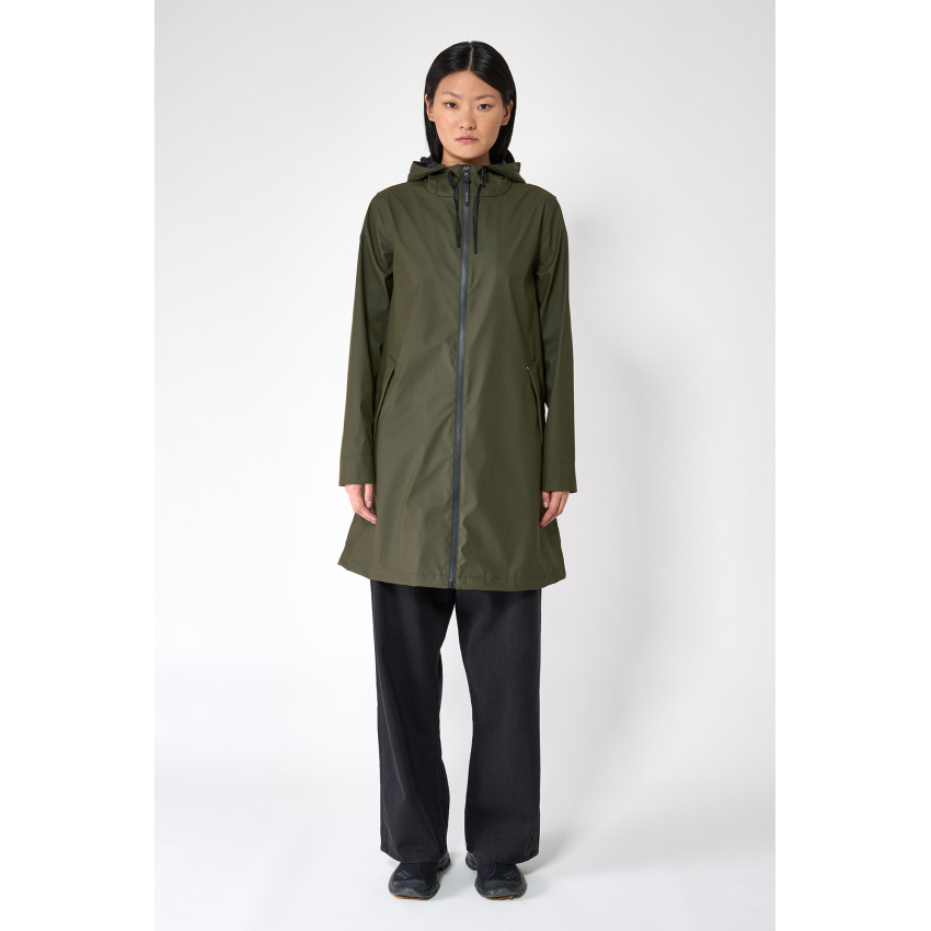 Ciré Long Femme Tanta Rainwear NUOVOLA Kaki Cloane Vannes T3085