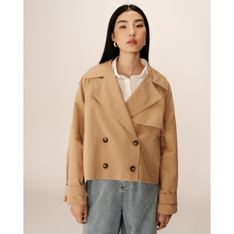 Trench Femme Grace & Mila PRINTEMPS Camel Cloane Vannes 13036