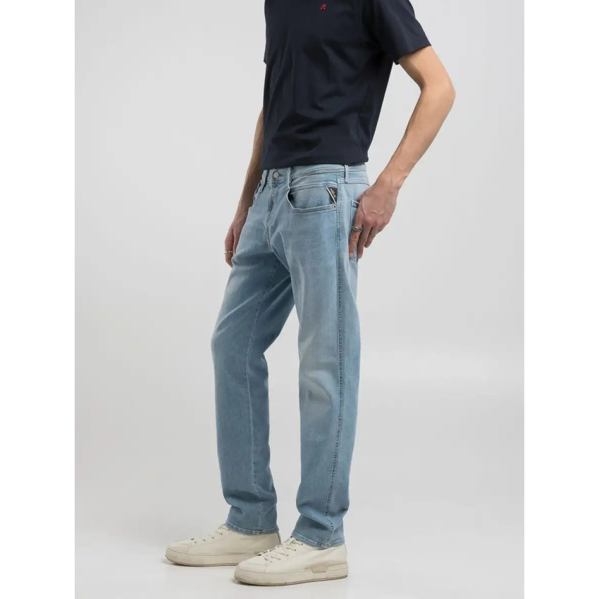 Jean Homme Replay Jeans ANBASS HYPERFLEX Denim Light Cloane Vannes M914Y 661 800 010
