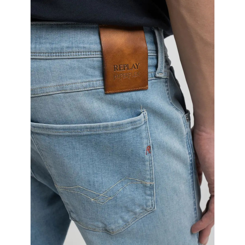 Jean Homme Replay Jeans ANBASS HYPERFLEX Denim Light Cloane Vannes M914Y 661 800 010