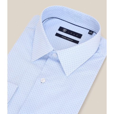 Chemise Homme Izac MILHAN Bleu Ciel Cloane Vannes CHVE25MILHAN