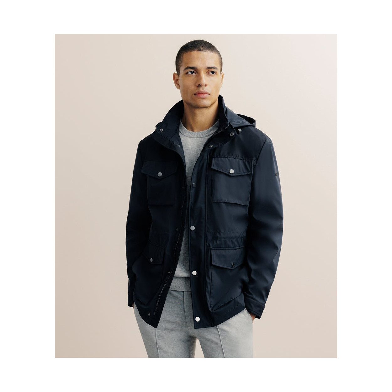 IZAC Parka Homme RIMAT Bleu Marine E-Shop CLOANE