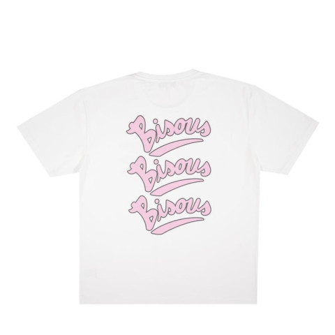 T-Shirt Bisous Skateboards Mixte GIANNI Blanc Cloane Vannes
