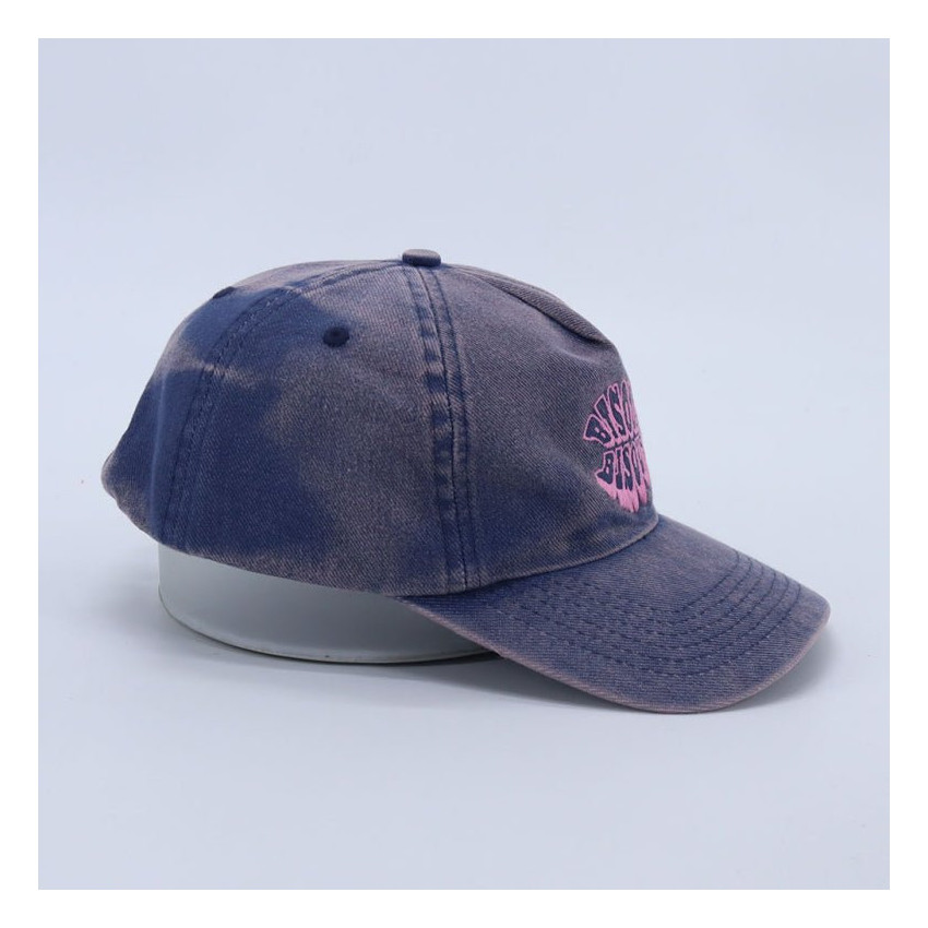 Casquette Mixte Bisous Skateboards LIPS DENIM BLEACH Denim Cloane Vannes