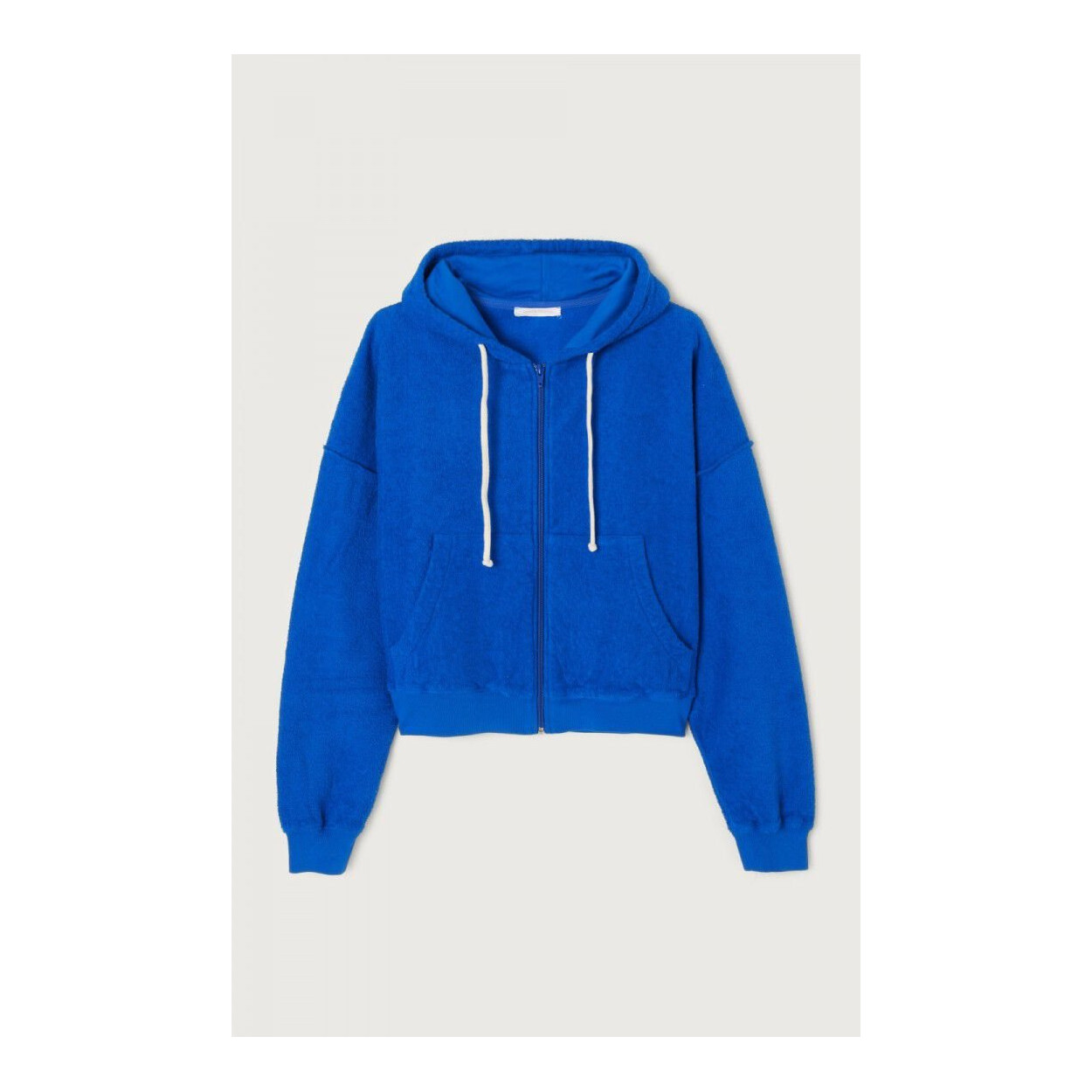 AMERICAN VINTAGE Sweat Zippé Femme BOBY Bleu ou Ecru E-Shop CLOANE