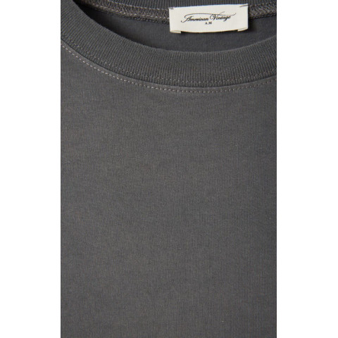 T-Shirt American Vintage Femme FIZVALLEY Acier Cloane Vannes FIZ02AE25