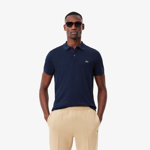 Polo Homme Lacoste PIMA Bleu Marine Cloane Vannes DH2050 166