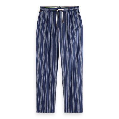Pantalon Homme Scotch & Soda PLEATED Bleu Marine Cloane Vannes 179988 401