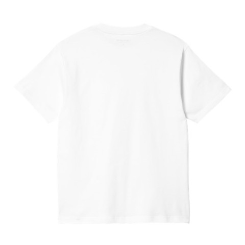 T-Shirt Femme Carhartt Wip POCKET HEART Blanc Cloane Vannes I032180