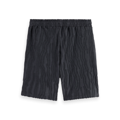 Short Homme Scotch & Soda COTTON TERRY Noir Cloane Vannes 180343 001