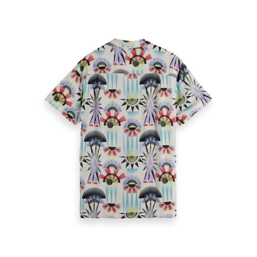 Chemise Manches Courtes Scotch & Soda Homme AOP Multicolore Cloane Vannes 180486 101