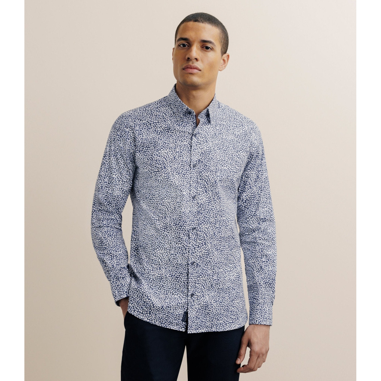 IZAC Chemise Homme KACYO Bleu Marine E-Shop CLOANE