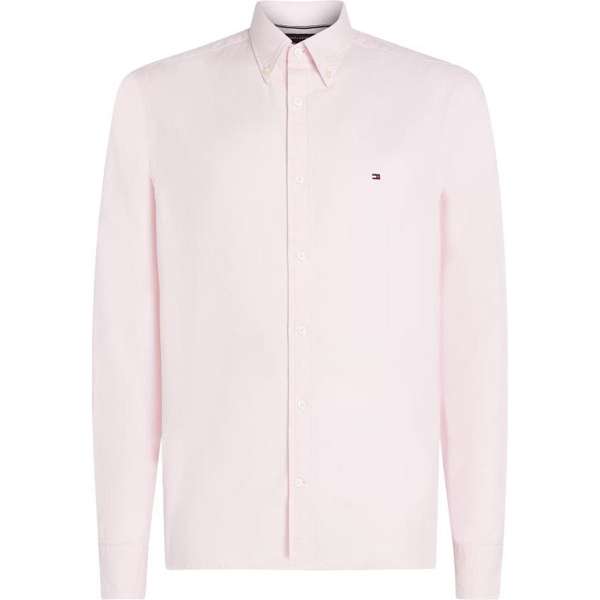Chemise Tommy Hilfiger Homme DOBBY Rose Cloane Vannes MW0MW38556