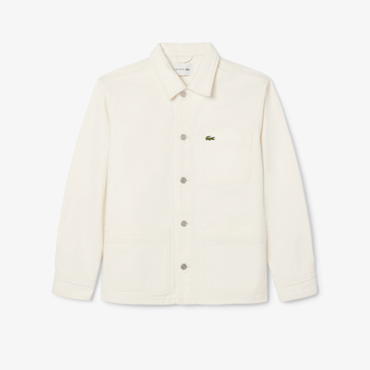 LACOSTE Veste en Jean Homme SURCHEMISE Blanc E-Shop CLOANE