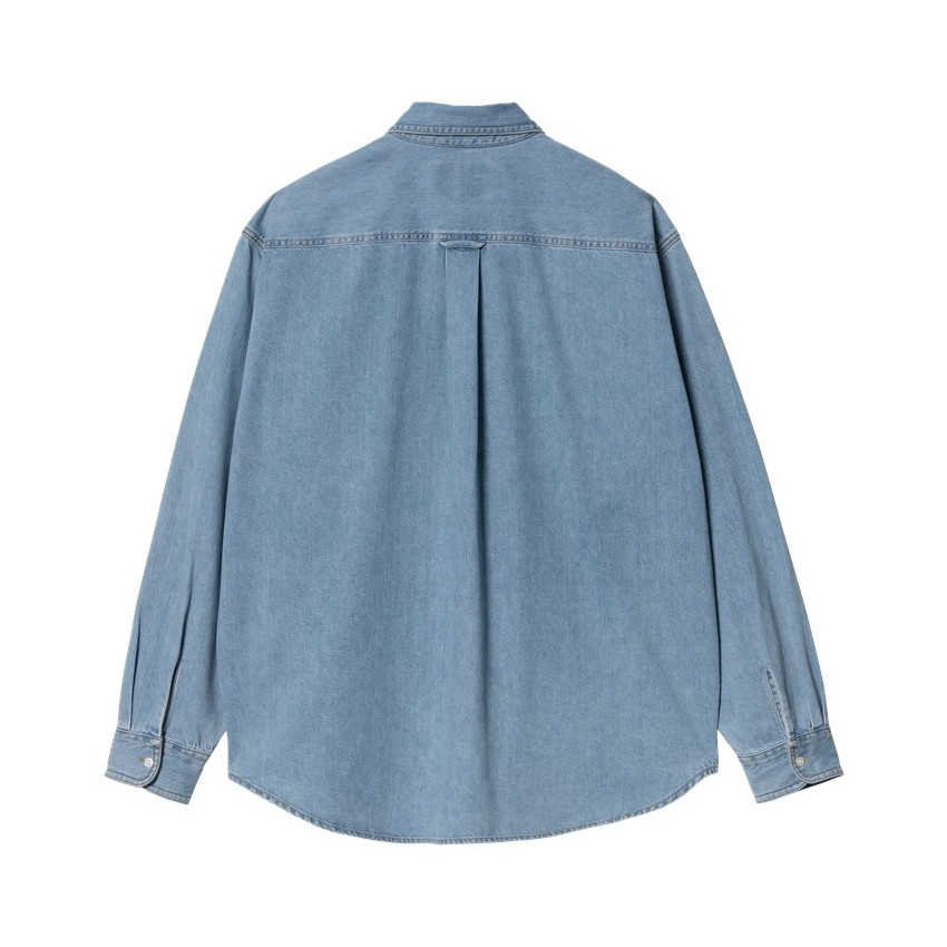 Chemise Homme Carhartt Wip LUCAS Denim LT Cloane Vannes I034525 01 35