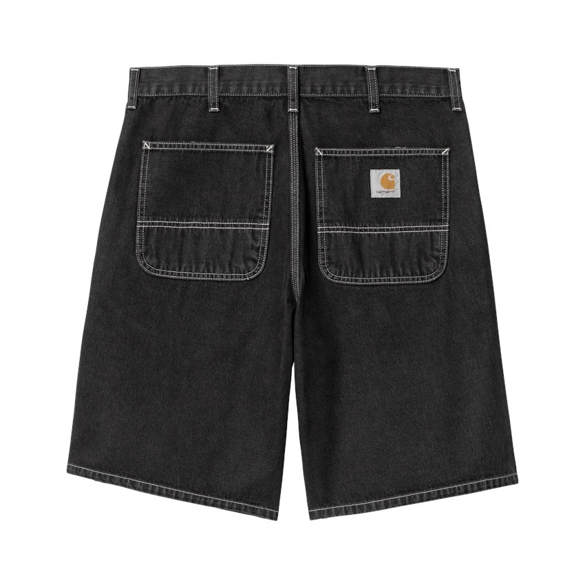 Short en Jean Carhartt Wip Homme SIMPLE Noir Cloane Vannes I033333 89 06