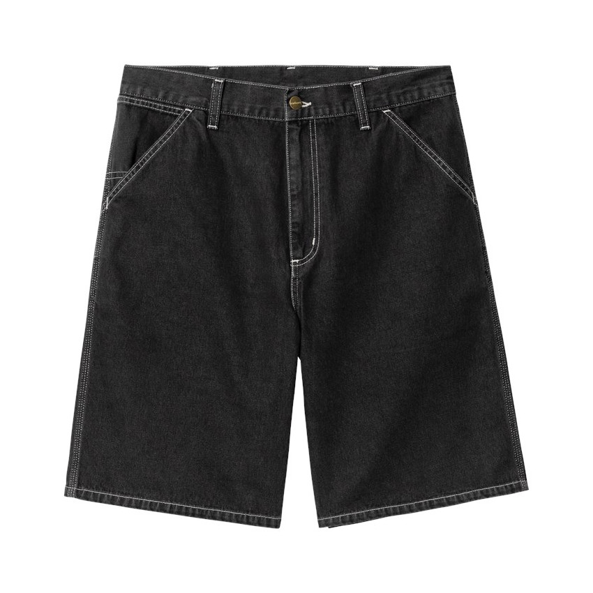 Short en Jean Carhartt Wip Homme SIMPLE Noir Cloane Vannes I033333 89 06