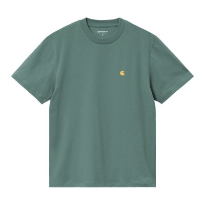 T-Shirt Femme Carhartt Wip CHASE Vert Foncé Cloane Vannes I033045 2N0