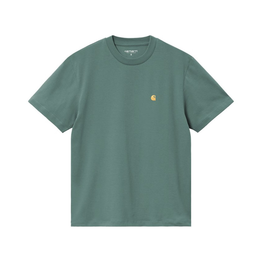 T-Shirt Femme Carhartt Wip CHASE Vert Foncé Cloane Vannes I033045 2N0